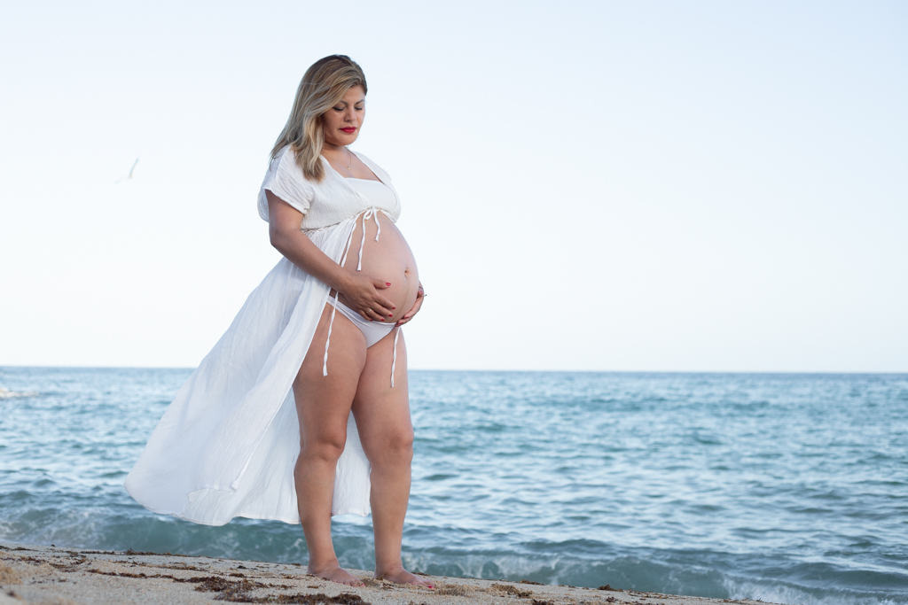 Posado embarazo Playa Barcelona